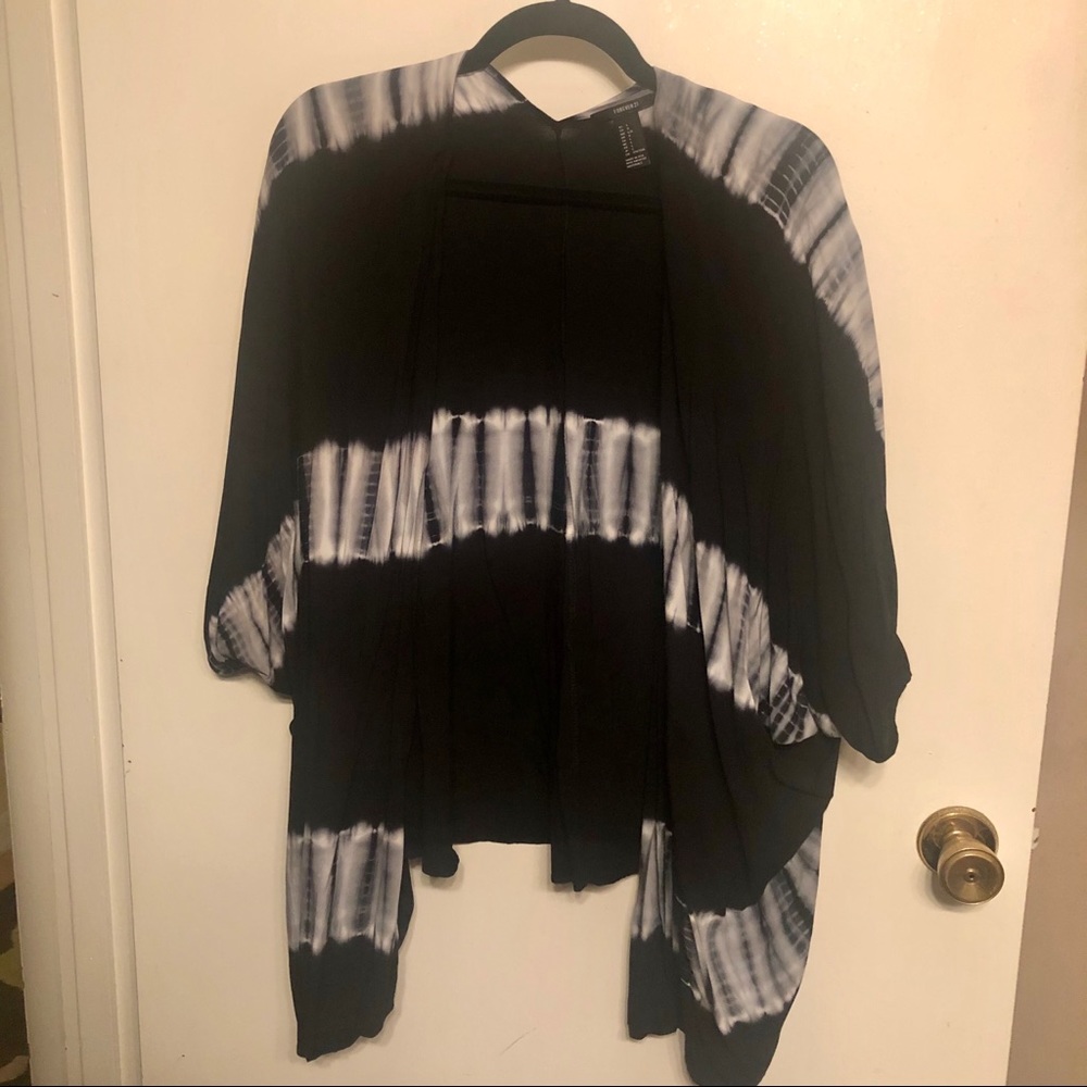 Shibori Tie Dye Kimono F21 Large